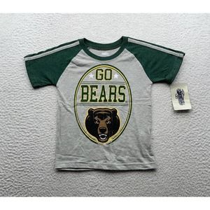 Go Bears‎ Unisex Baby Toddler 3T Vintage Style Gray Green Grizzly Brown Cute